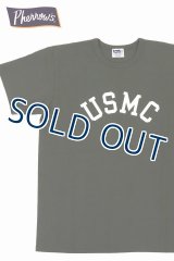 「Pherrow's/フェローズ」USMCプリントTシャツ PMTシリーズ【オリーブ】