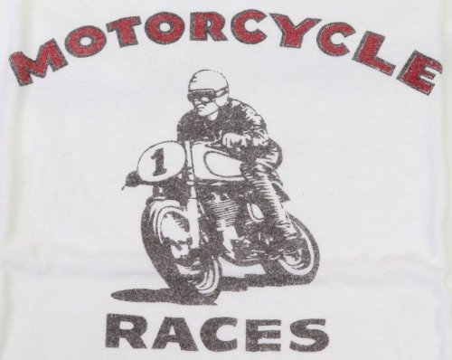 他の写真3: 「UES/ウエス」MOTORCYCLEプリントTシャツ【ホワイト】