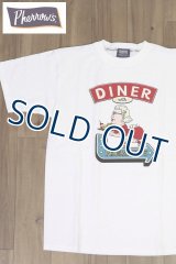 「Pherrow's/フェローズ」DINER プリントTシャツ PTシリーズ【ホワイト】