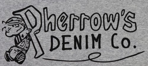 他の写真3: 「Pherrow's/フェローズ」Pherrow’ｓ DENIM Co プリントTシャツ PTシリーズ【H.グレー】