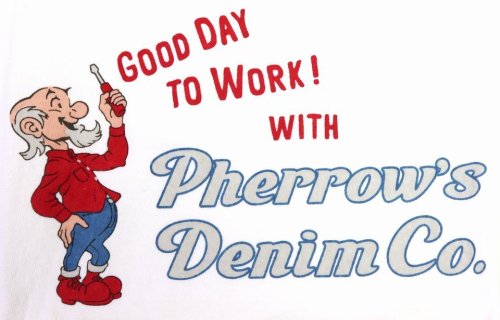 他の写真3: 「Pherrow's/フェローズ」GOOD DAY TO WORK! プリントTシャツ PTシリーズ【ホワイト】