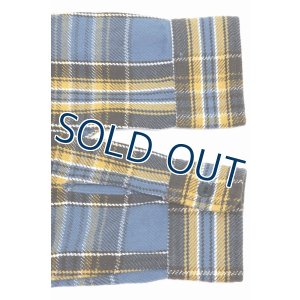 画像7: 「UES/ウエス」先染ヘビーネルシャツ【ブルー】