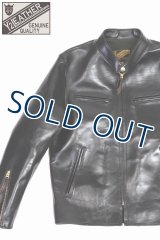 「Y'2 LEATHER/Y'2レザー」ヴィンテージホースライトシングルライダース【ブラック】