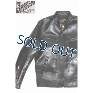 画像1: 「Y'2 LEATHER/Y'2レザー」ヴィンテージホースライトシングルライダース【ブラック】