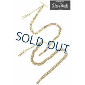 画像1: 「DearStock/ディアストック」Tバー アルバートチェーン【2パターンあり】