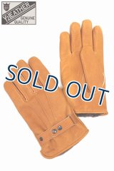 「Y'2 LEATHER/Y'2レザー」ディアスキンロンググローブ【キャメル】