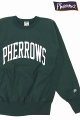 「Pherrow's/フェローズ」PHERROWS プリントヘビーウェイトスウェット【グリーン】