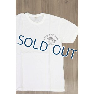 画像2: 「UES/ウエス」LAKE MICHIGAN プリントTシャツ【ホワイト】