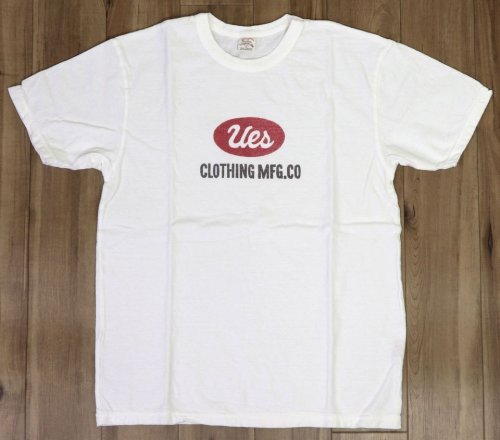 他の写真1: 「UES/ウエス」UESロゴ プリントTシャツ【ホワイト】