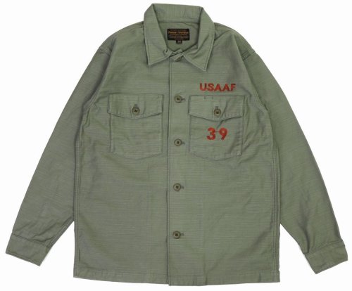 他の写真1: 「Pherrow's/フェローズ」USAAF39 カスタムミリタリーシャツジャケット【オリーブ】