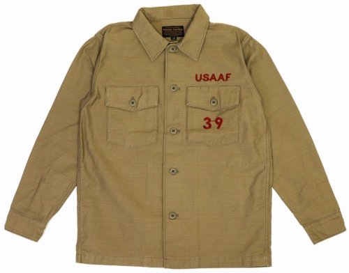他の写真1: 「Pherrow's/フェローズ」USAAF39 カスタムミリタリーシャツジャケット【ベージュ】