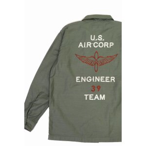 画像2: 「Pherrow's/フェローズ」USAAF39 カスタムミリタリーシャツジャケット【オリーブ】