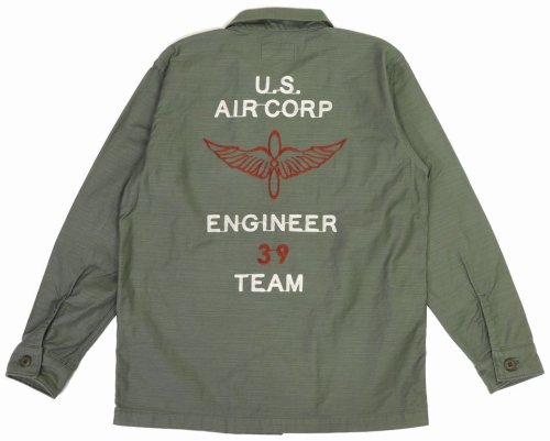 他の写真2: 「Pherrow's/フェローズ」USAAF39 カスタムミリタリーシャツジャケット【オリーブ】