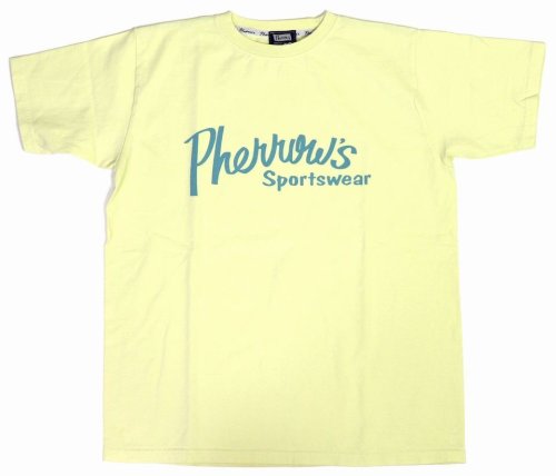 他の写真1: 「Pherrow's/フェローズ」Pherrow'sロゴTシャツ PTシリーズ【B・イエロー】