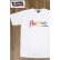 画像1: 「Pherrow's/フェローズ」Pherrow'sロゴTシャツ PTシリーズ【ホワイト×グラデーション】 (1)