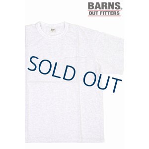 画像1: 「BARNS OUT FITTERS /バーンズアウトフィッターズ」タフネック無地ポケット付きTシャツ【グレー】