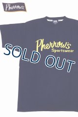 「Pherrow's/フェローズ」Pherrow'sロゴTシャツ PTシリーズ【ネイビー】