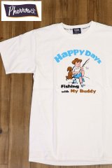 「Pherrow's/フェローズ」Happy Days プリントTシャツ PTシリーズ【ホワイト】
