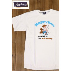 画像1: 「Pherrow's/フェローズ」Happy Days プリントTシャツ PTシリーズ【ホワイト】