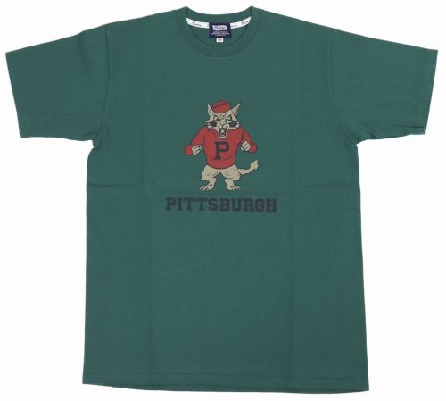 他の写真1: 「Pherrow's/フェローズ」PITTSBURGH プリントTシャツ PTシリーズ【グリーン】