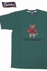 「Pherrow's/フェローズ」PITTSBURGH プリントTシャツ PTシリーズ【グリーン】