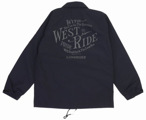 他の写真2: 「WEST RIDE/ウエストライド」LONG RIDER サイクル ウィンドブレーカー【ブラック】