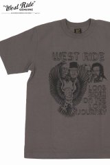 「WEST RIDE/ウエストライド」LEGEND  ヘビーウェイトプリントTシャツ【G・グレー】