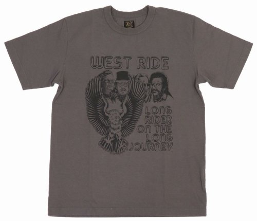 他の写真1: 「WEST RIDE/ウエストライド」LEGEND  ヘビーウェイトプリントTシャツ【G・グレー】