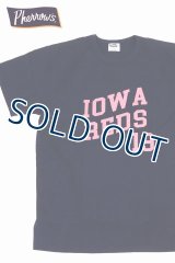 「Pherrow's/フェローズ」IOWA REDS プリントTシャツ PMTシリーズ【ネイビー】