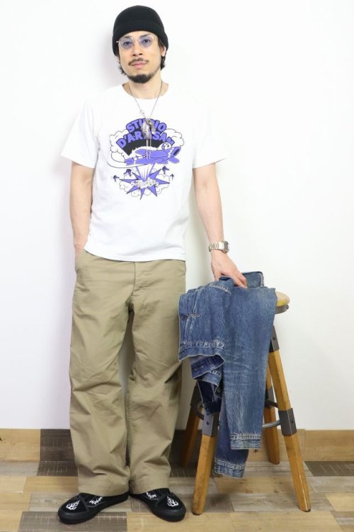 他の写真3: 「STUDIO D'ARTISAN/ステュディオ・ダ・ルチザン」Bomber プリントＴシャツ【ホワイト】