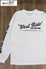 「WEST RIDE/ウエストライド」WEST RIDE  パワードライプリントロンT【オフホワイト】