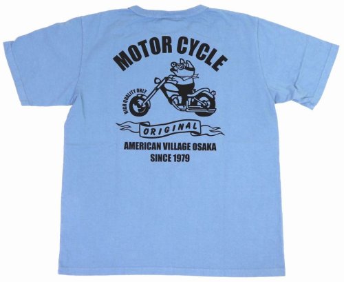 他の写真2: 「STUDIO D'ARTISAN/ステュディオ・ダ・ルチザン」MOTOR CYCLE プリントＴシャツ【ブルー】