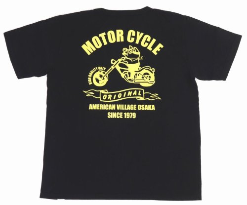 他の写真2: 「STUDIO D'ARTISAN/ステュディオ・ダ・ルチザン」MOTOR CYCLE プリントＴシャツ【ブラック】