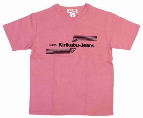 他の写真1: 「KIRIKABU JEANS/キリカブジーンズ」OITA プリントTシャツ【ピンク×ブラック】