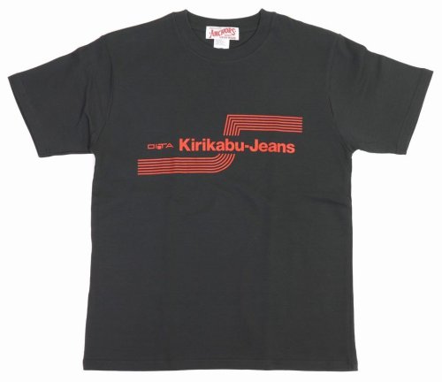 他の写真1: 「KIRIKABU JEANS/キリカブジーンズ」OITA プリントTシャツ【チャコール×レッド】