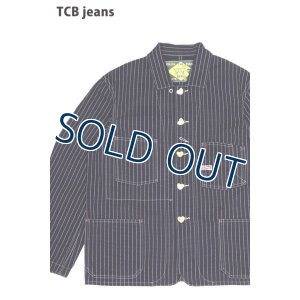 画像1: 「TCB jeans/TCBジーンズ」キャットハートカバーオール【ウォバッシュ】