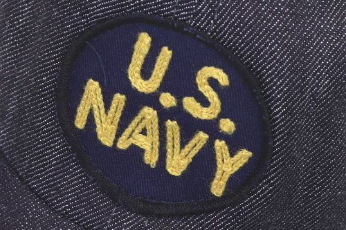 他の写真3: 「UES/ウエス」デニムキャップ【U.S.NAVYイエロー】