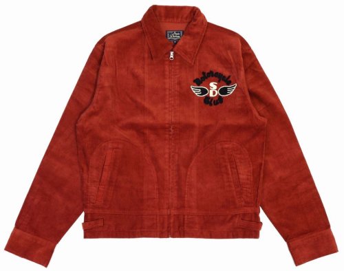 他の写真1: 「STUDIO D'ARTISAN/ステュディオ・ダ・ルチザン」Motorcycle Club カスタムコーデュロイジャケット【オレンジ】