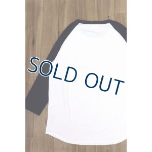 画像2: 「STUDIO D'ARTISAN/ステュディオ・ダ・ルチザン」GASOLINE ラグラン7分袖Ｔシャツ【ホワイト×ネイビー】