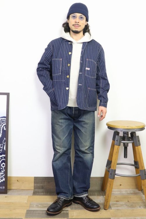 他の写真3: 「TCB jeans/TCBジーンズ」キャットハートカバーオール【ウーブンストライプ】