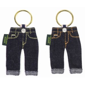 画像2: 「KIRIKABU JEANS/キリカブジーンズ」ミニデニムキーホルダー【2カラーあり】