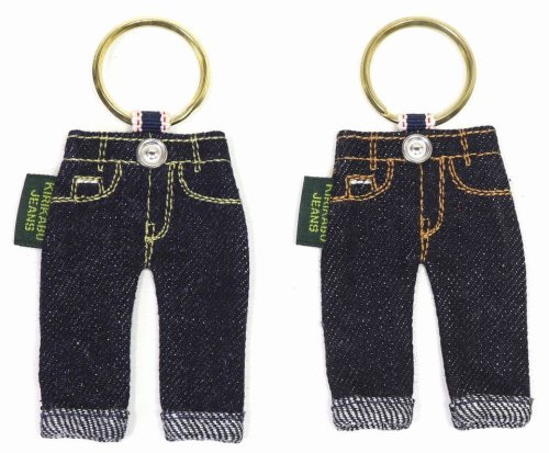 他の写真1: 「KIRIKABU JEANS/キリカブジーンズ」ミニデニムキーホルダー【2カラーあり】