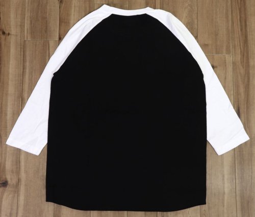 他の写真2: 「Pherrow's/フェローズ」PHERROW'S ラグランプリント7分袖Ｔシャツ【ブラック×ホワイト】