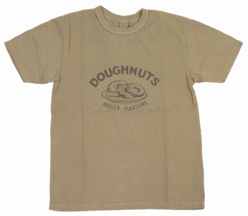 他の写真1: 「UES/ウエス」DOUGHNUTS プリントTシャツ【ベージュ】