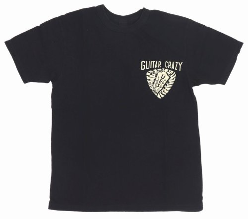 他の写真1: 「UES/ウエス」GUITAR CRAZY プリントTシャツ【ブラック】