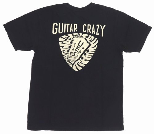 他の写真2: 「UES/ウエス」GUITAR CRAZY プリントTシャツ【ブラック】