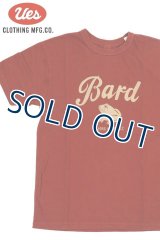 「UES/ウエス」Bard プリントTシャツ【レッド】