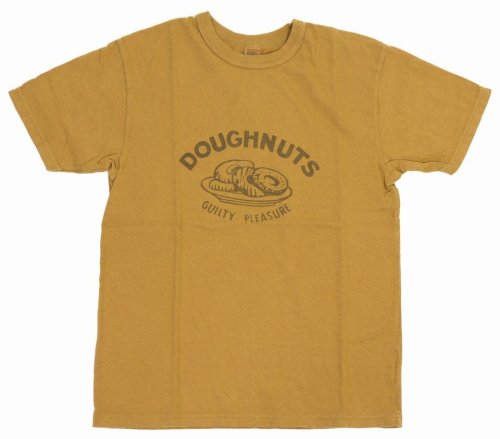 他の写真1: 「UES/ウエス」DOUGHNUTS プリントTシャツ【イエロー】