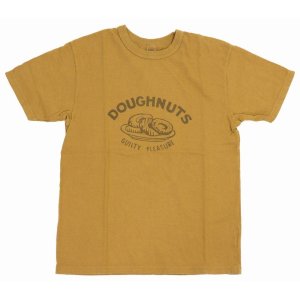 画像2: 「UES/ウエス」DOUGHNUTS プリントTシャツ【イエロー】