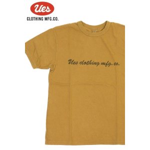 画像1: 「UES/ウエス」LIFE TIME プリントTシャツ【イエロー】